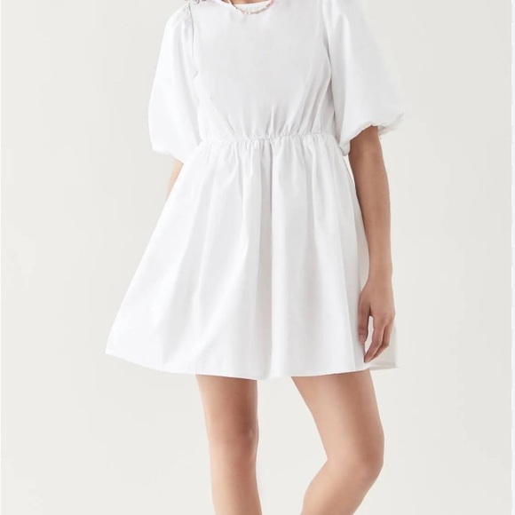 Madewell Poplin Dress Size 0 Red - Picture 3 of 14